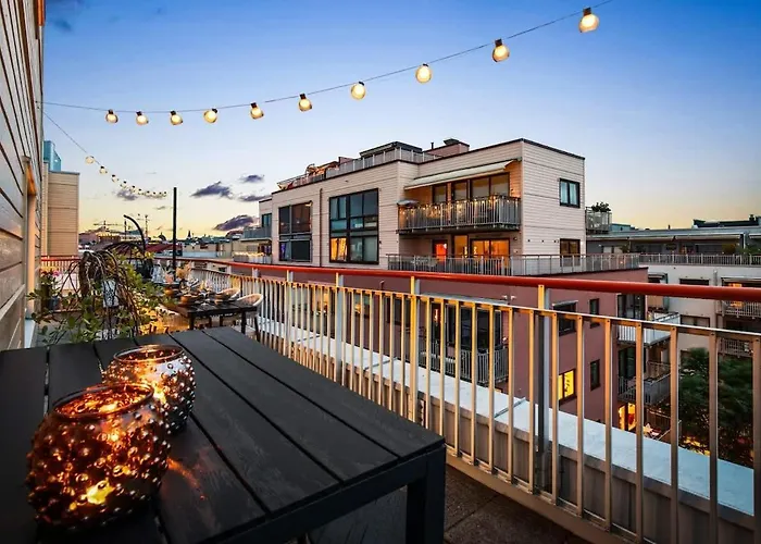Dinbnb L Unbeatable Location L Priv Rooftop L Self Check-in Lägenhet
